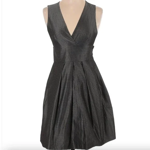 theory pleated mini dress Sleek Poplin Pleated Mini Dress